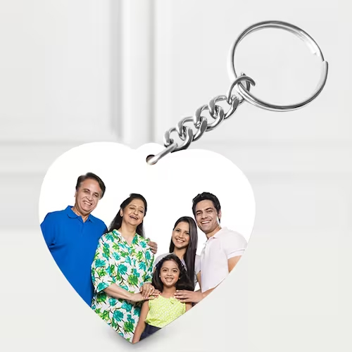 KEY CHAIN ( HEART SHAPE )